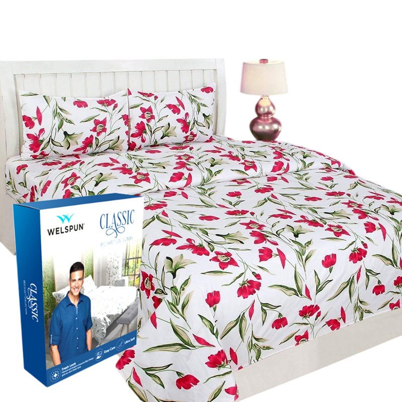 Welspun Classic Double Bedsheet